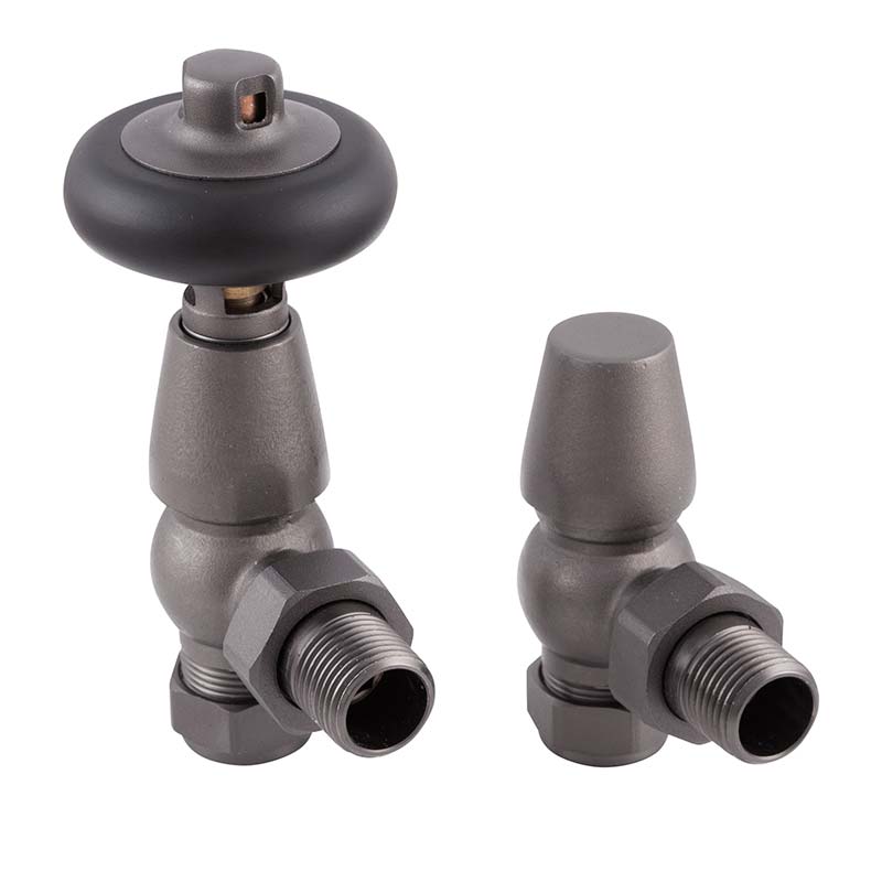 Carron Kingsgrove Inlet Thermostatic Radiator Valve (1 size, 6 colours) - Brand New Bathrooms