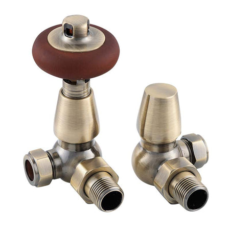 Carron Kingsgrove Inlet Corner Thermostatic Radiator Valve (1 size, 6 colours) - Brand New Bathrooms