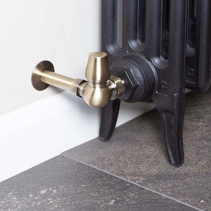 Carron Kingsgrove Inlet Corner Thermostatic Radiator Valve (1 size, 6 colours) - Brand New Bathrooms
