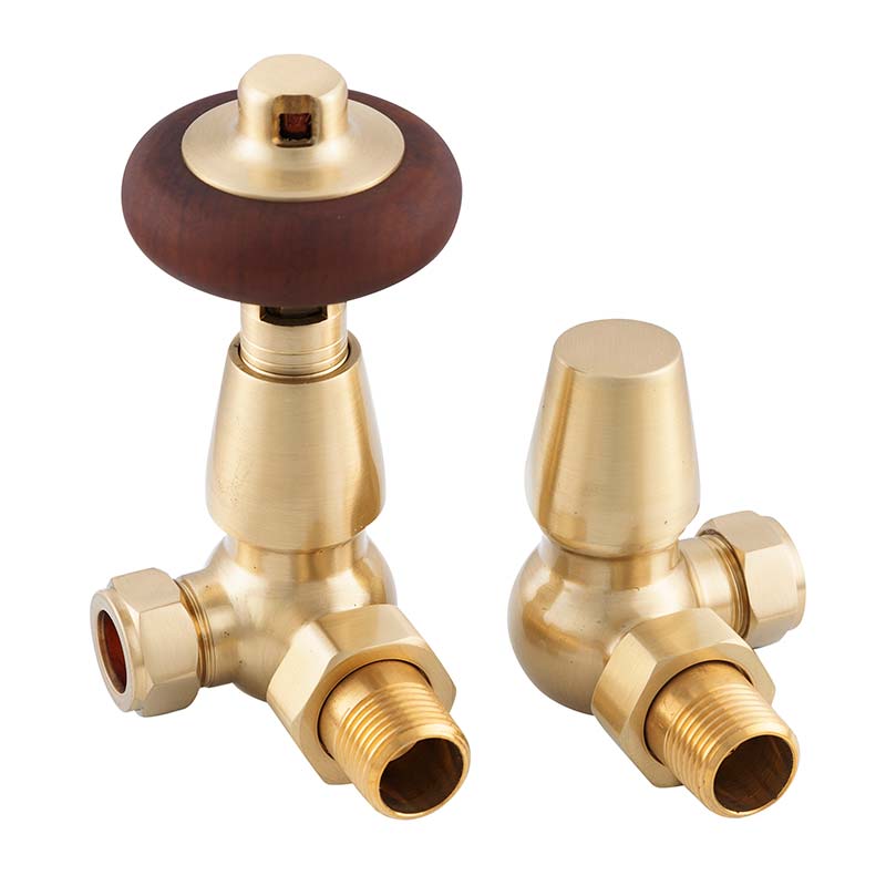Carron Kingsgrove Inlet Corner Thermostatic Radiator Valve (1 size, 6 colours) - Brand New Bathrooms