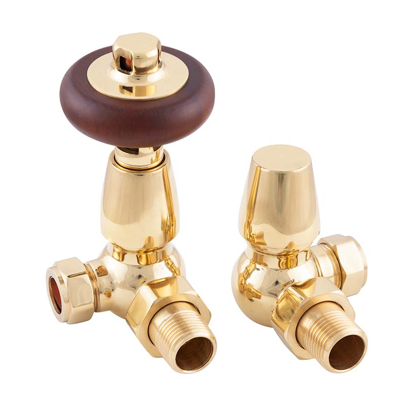 Carron Kingsgrove Inlet Corner Thermostatic Radiator Valve (1 size, 6 colours) - Brand New Bathrooms
