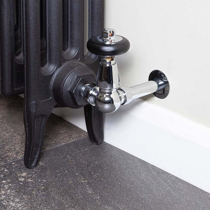 Carron Kingsgrove Inlet Corner Thermostatic Radiator Valve (1 size, 6 colours) - Brand New Bathrooms