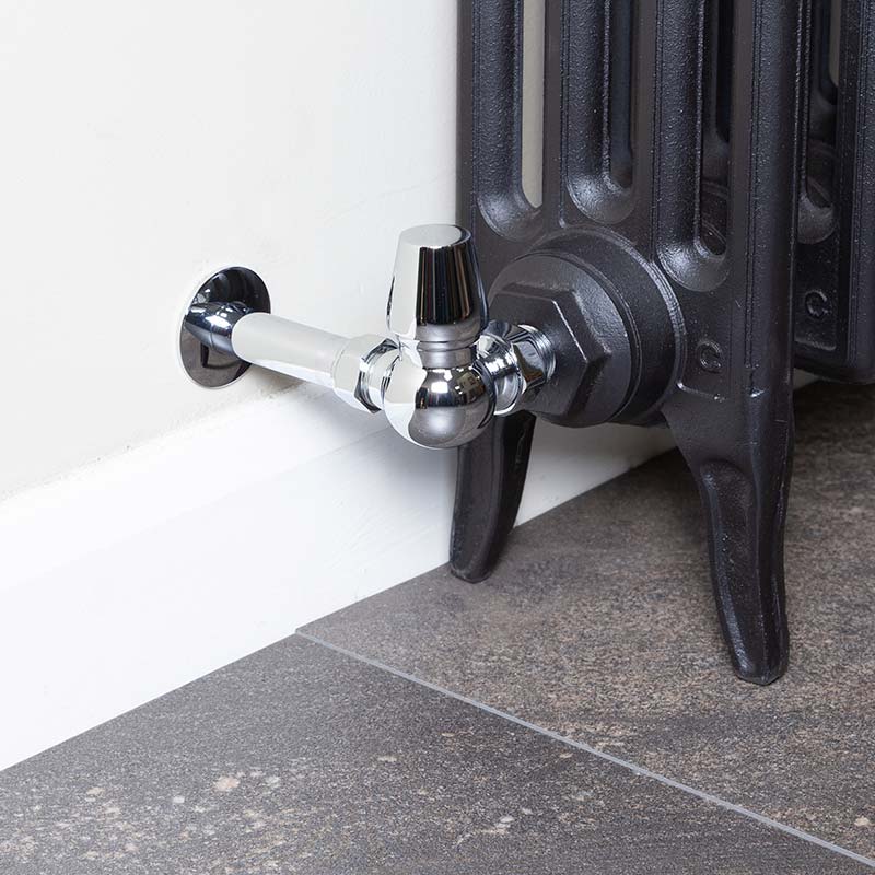 Carron Kingsgrove Inlet Corner Thermostatic Radiator Valve (1 size, 6 colours) - Brand New Bathrooms