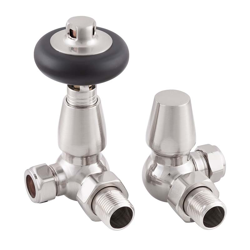 Carron Kingsgrove Inlet Corner Thermostatic Radiator Valve (1 size, 6 colours) - Brand New Bathrooms