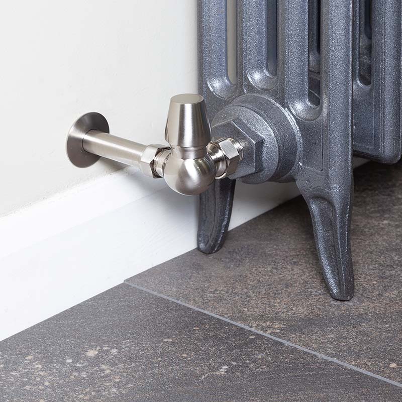 Carron Kingsgrove Inlet Corner Thermostatic Radiator Valve (1 size, 6 colours) - Brand New Bathrooms