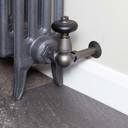 Carron Kingsgrove Inlet Corner Thermostatic Radiator Valve (1 size, 6 colours) - Brand New Bathrooms