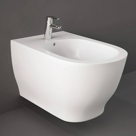 RAK Ceramics Moon Wall Hung Bidet (Alpine White) - Brand New Bathrooms