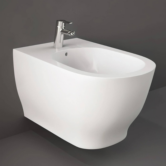 RAK Ceramics Moon Wall Hung Bidet (Alpine White) - Brand New Bathrooms