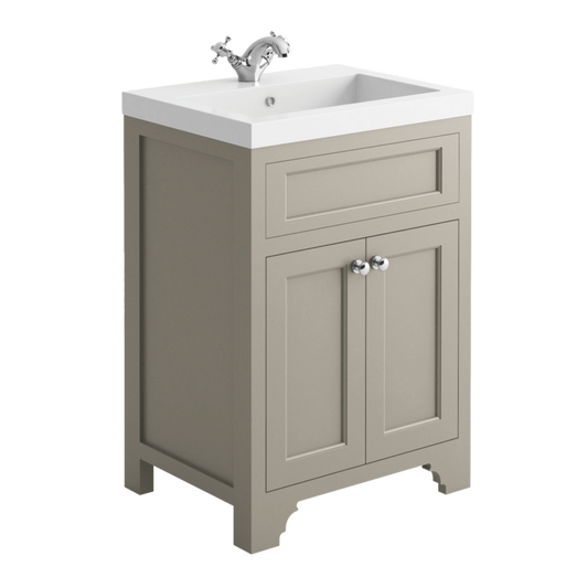 Scudo Ripley 600mm Floor Cabinet (1 size, 3 colours) - Brand New Bathrooms