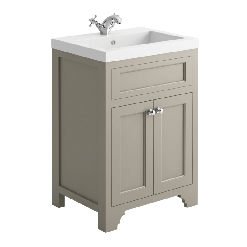 Scudo Ripley 600mm Floor Cabinet (1 size, 3 colours) - Brand New Bathrooms