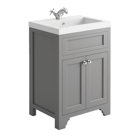 Scudo Ripley 600mm Floor Cabinet (1 size, 3 colours) - Brand New Bathrooms