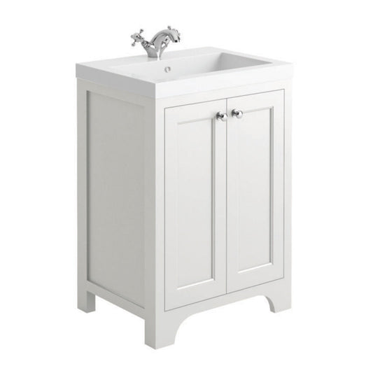 Scudo Harrogate Countertop Stone Resin Basin (2 sizes, White) BASIN ONLY