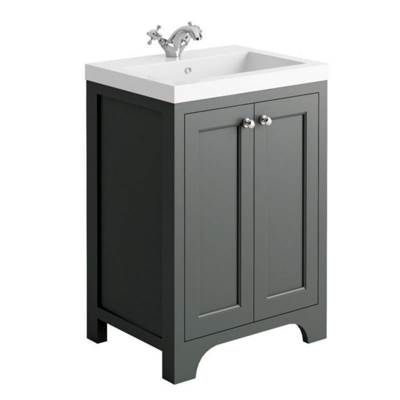 Scudo Brunswick Floor Standing Basin Cabinet (2 sizes, 3 colours) CABINET ONLY