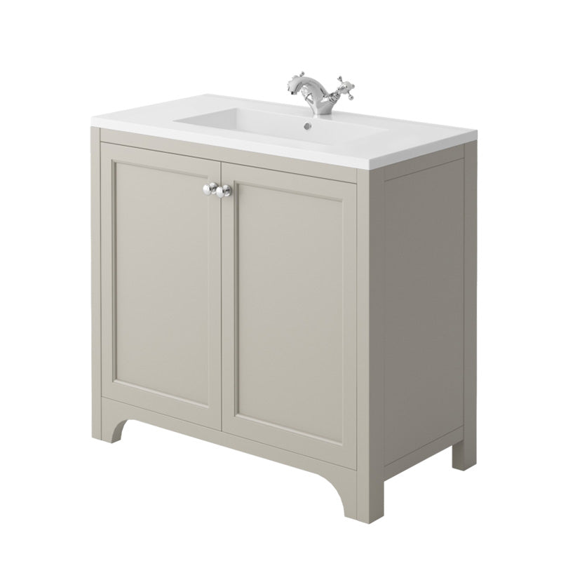 Scudo Brunswick Floor Standing Basin Cabinet (2 sizes, 3 colours) CABINET ONLY