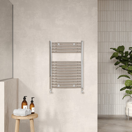 Nuie Curved Ladder Towel Rail (2 sizes, Chrome) - Brand New Bathrooms