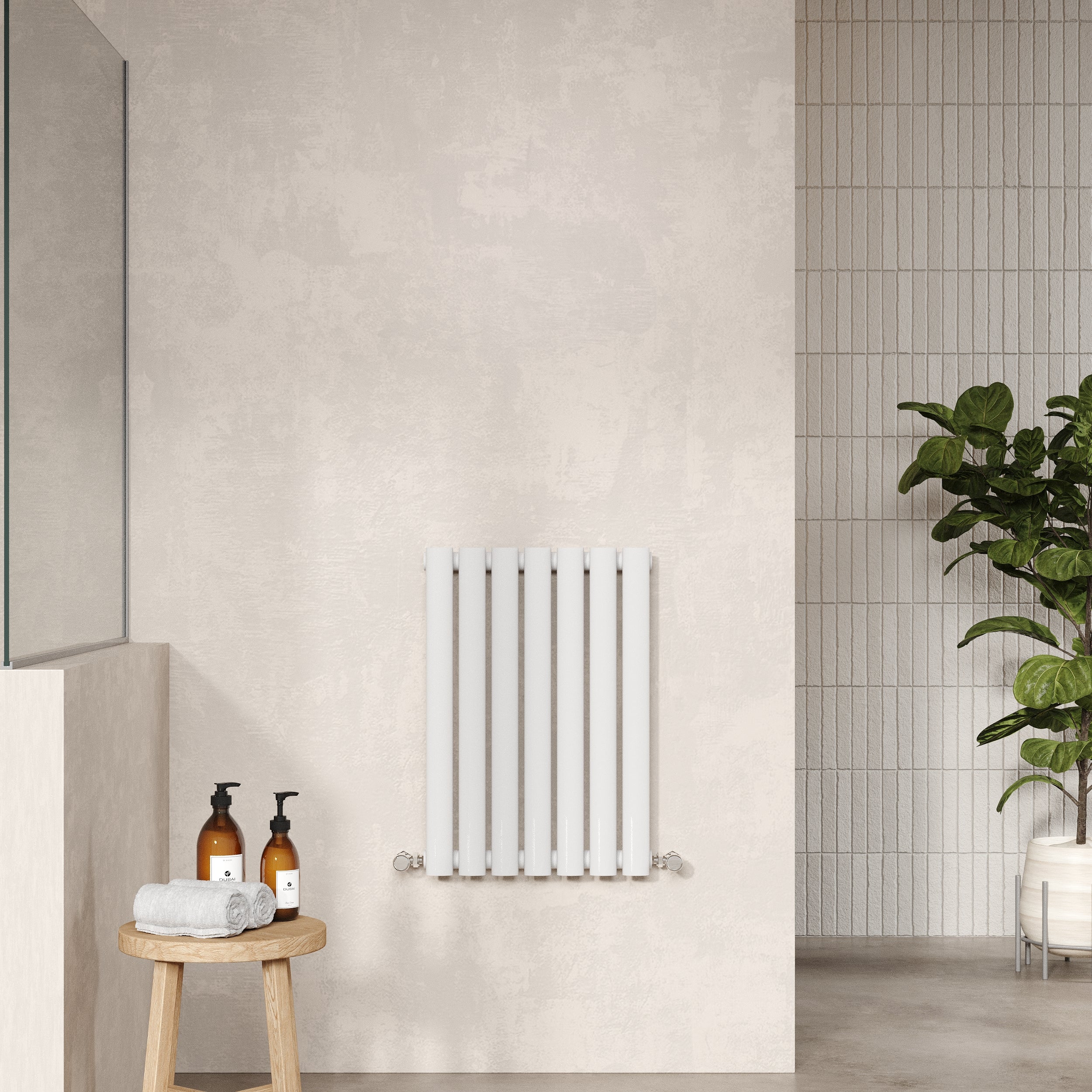 Nuie Revive Horizontal Single or Double Panel Radiator (2 types, 1 size, Gloss White) - Brand New Bathrooms