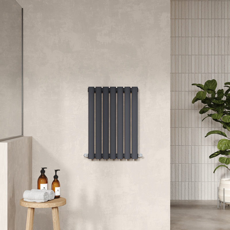 Nuie Revive Single or Double Panel Radiator (2 types, 1 size, Anthracite) - Brand New Bathrooms
