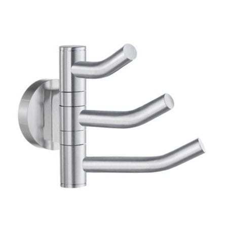 Smedbo Home Towel Hook Brushed Chrome (3 Variants) - Brand New Bathrooms