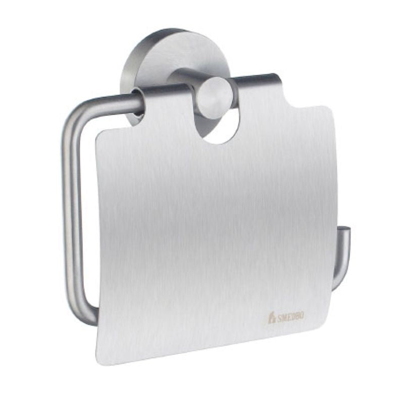 Smedbo Home Toilet Roll Holder with Lid (1 Variant) - Brand New Bathrooms