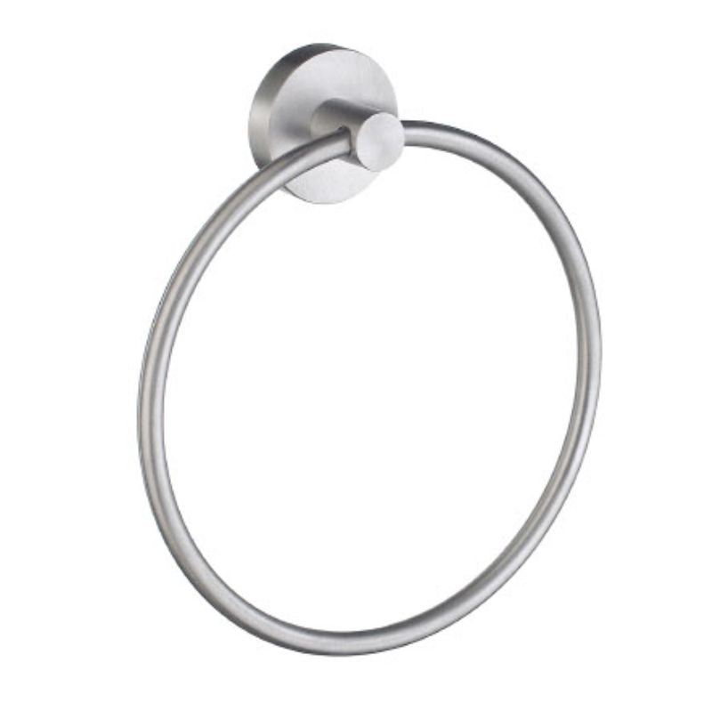 Smedbo Home Towel Ring Brushed Chrome (1 Variant) - Brand New Bathrooms