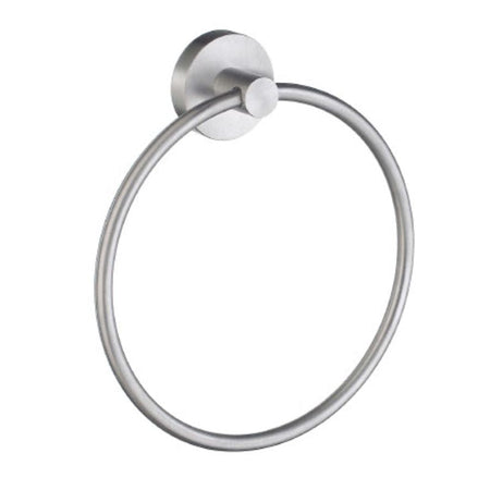 Smedbo Home Towel Ring Brushed Chrome (1 Variant) - Brand New Bathrooms