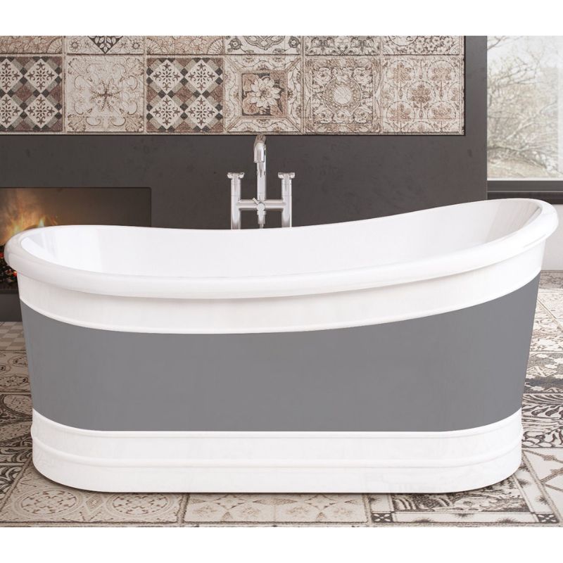 Royce Morgan Harewood Freestanding Acrylic Bathtub (5 colours) - Brand New Bathrooms