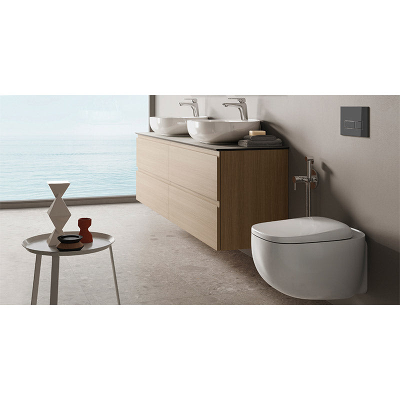 RAK Ceramics Illusion Wall Hung WC Pan (1 size, Alpine White) - Brand New Bathrooms