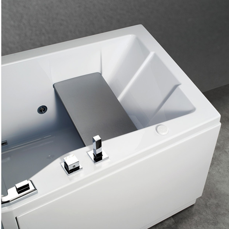 Mantaleda Novellini Iris Walk-In Shower Bathtub (Complete Set) (3 sizes, 2 styles, White)