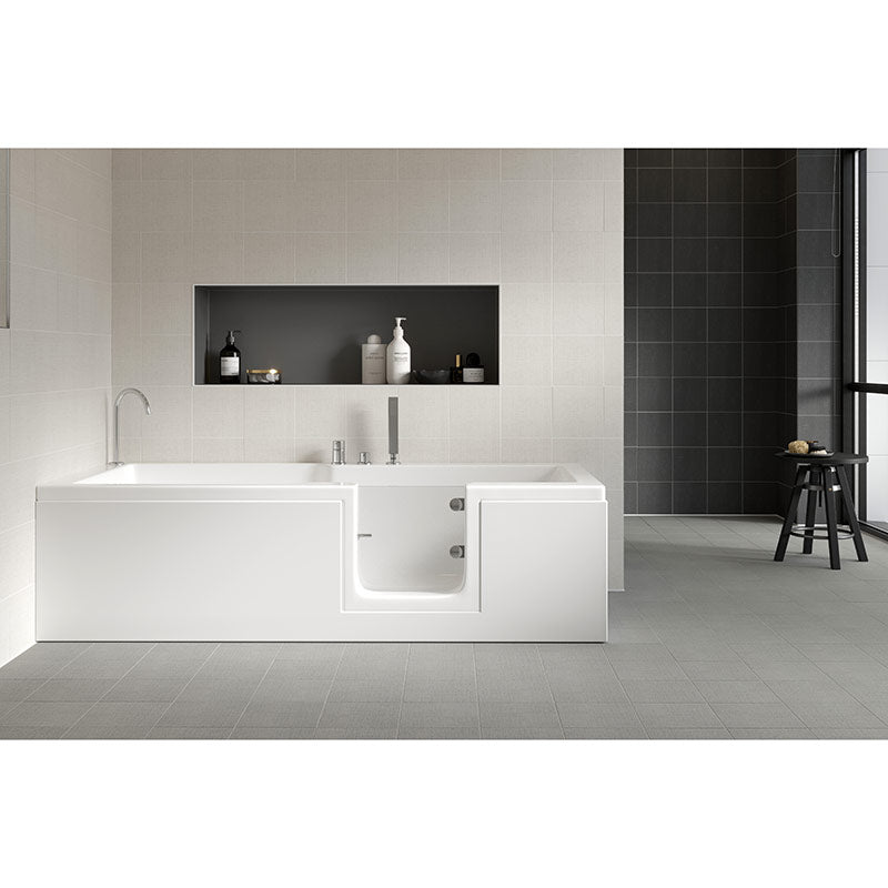 Mantaleda Isua RV Walk-In Bath (1 size, 2 styles, White) - Brand New Bathrooms