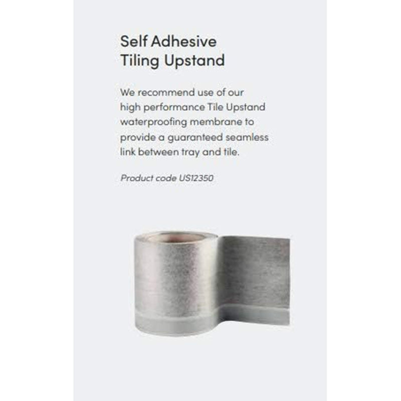 Coram Showers 3.5 metre Self-Adhesive Tiling Upstand - Brand New Bathrooms