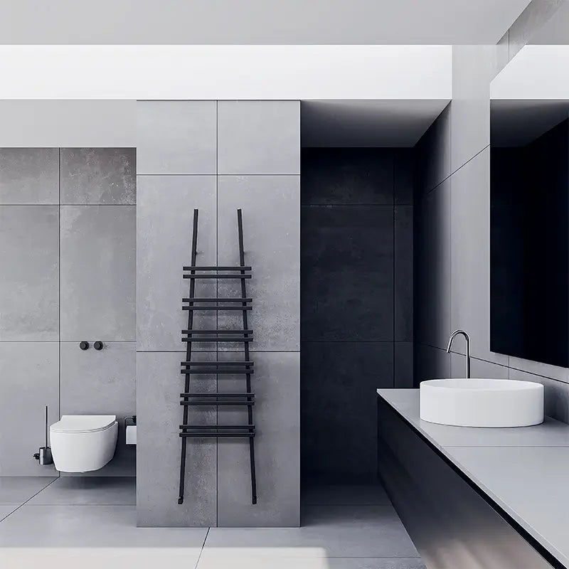 Carisa Jacobs W Aluminium Towel Radiator 5 Sections (H2000mm x W535mm) - Brand New Bathrooms