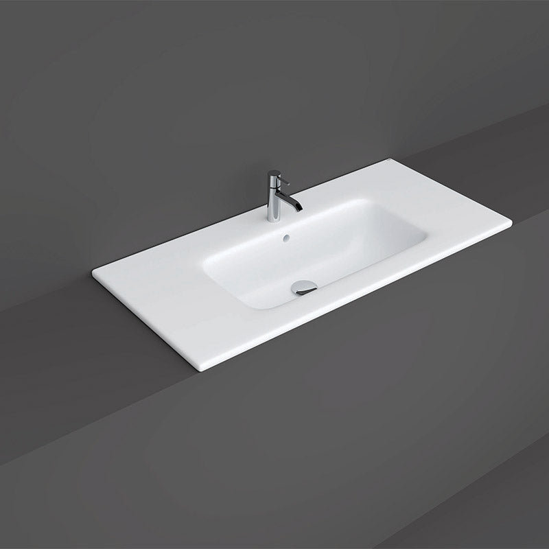 RAK Ceramics Joy In-Counter Top Basin (5 sizes, 2 styles, White) - Brand New Bathrooms