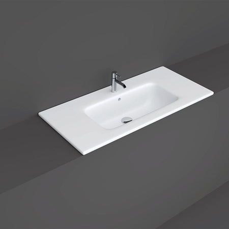 RAK Ceramics Joy In-Counter Top Basin (5 sizes, 2 styles, White) - Brand New Bathrooms