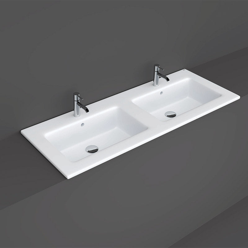 RAK Ceramics Joy In-Counter Top Basin (5 sizes, 2 styles, White) - Brand New Bathrooms