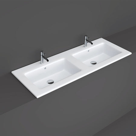 RAK Ceramics Joy In-Counter Top Basin (5 sizes, 2 styles, White) - Brand New Bathrooms