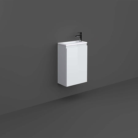 RAK Ceramics Joy 400mm Wall Hung Vanity Unit (1 size, 5 colours) - Brand New Bathrooms