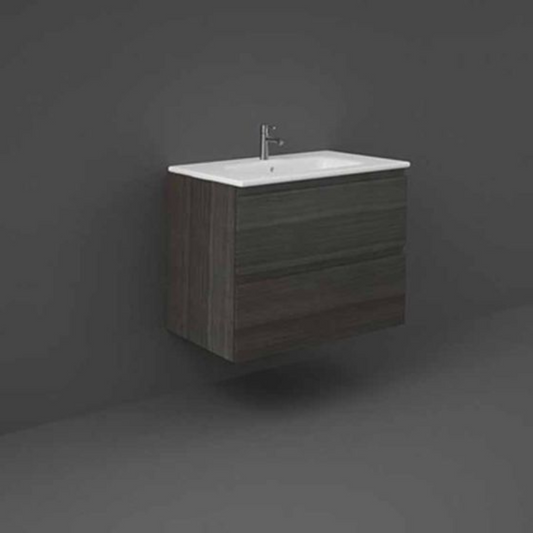 RAK Ceramics Joy 800mm Wall Hung Vanity Unit (1 size, 5 colours) - Brand New Bathrooms