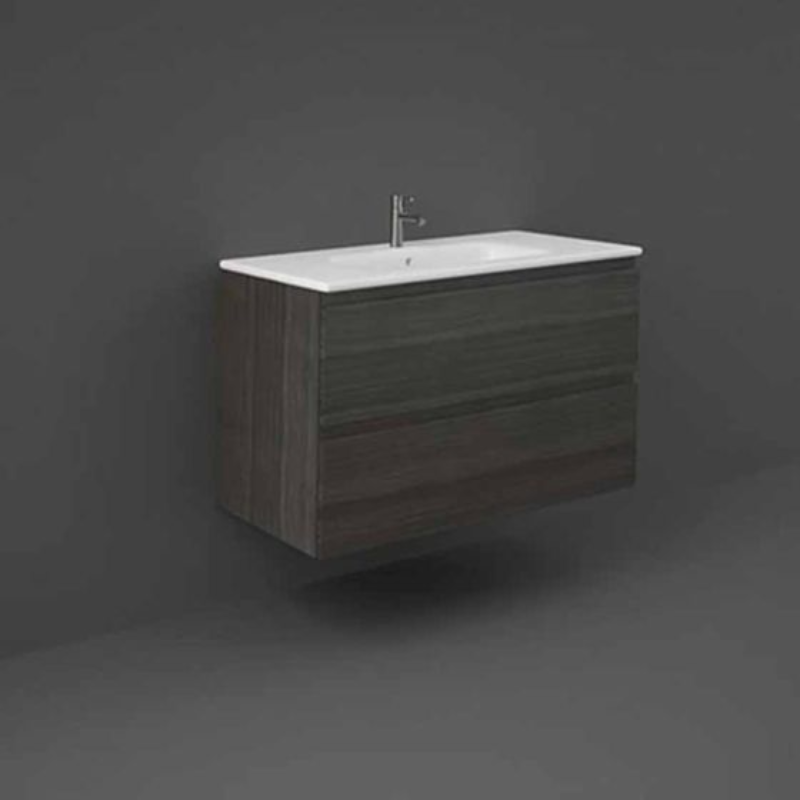 RAK Ceramics Joy 1000mm Wall Hung Vanity Unit (1 size, 5 colours) - Brand New Bathrooms