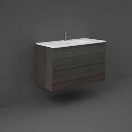 RAK Ceramics Joy 1000mm Wall Hung Vanity Unit (1 size, 5 colours) - Brand New Bathrooms