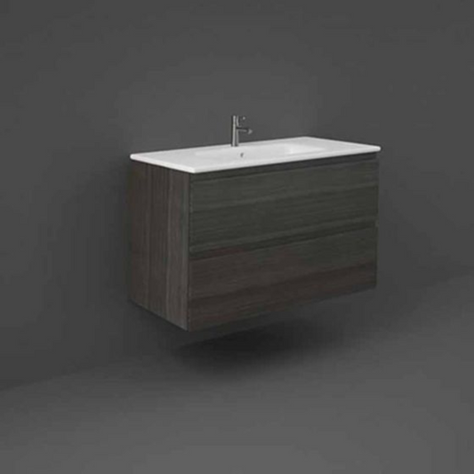 RAK Ceramics Joy 1000mm Wall Hung Vanity Unit (1 size, 5 colours) - Brand New Bathrooms