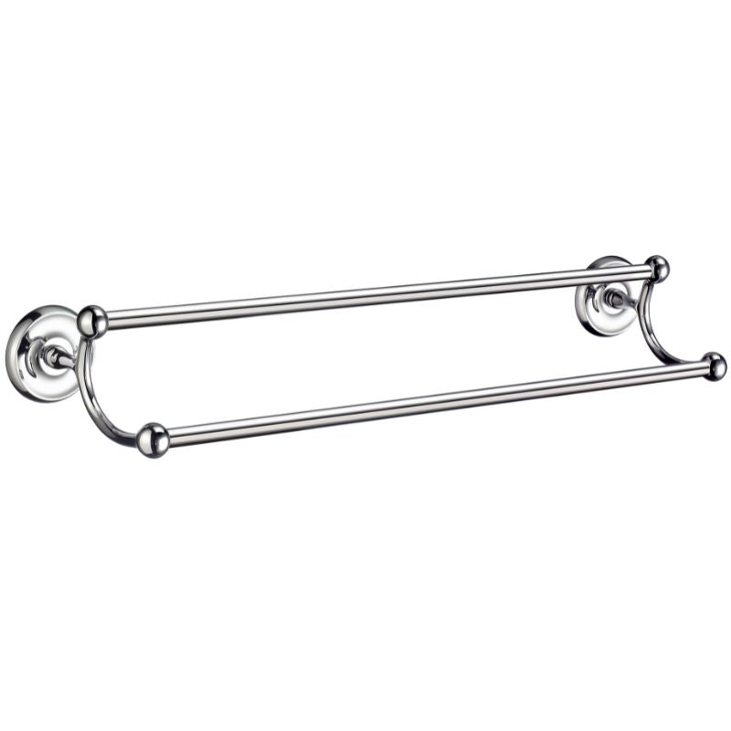 Smedbo Villa Brass Towel Bar (2 sizes, Polished Chrome) - Brand New Bathrooms