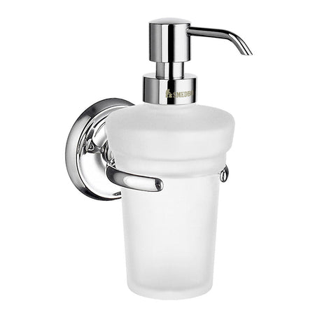 Smedbo Villa Holder with Glass Soap Dispenser (1 Variant) - Brand New Bathroom 
