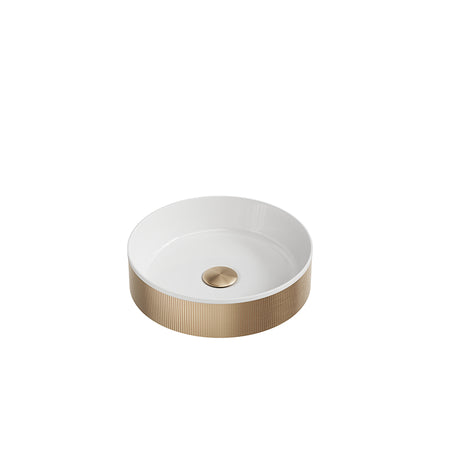 Scudo Koko Fluted Counter Top Basin (1 size, 4 colours) - Brand New Bathrooms