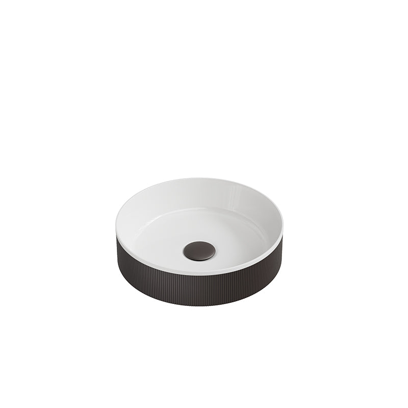 Scudo Koko Fluted Counter Top Basin (1 size, 4 colours) - Brand New Bathrooms