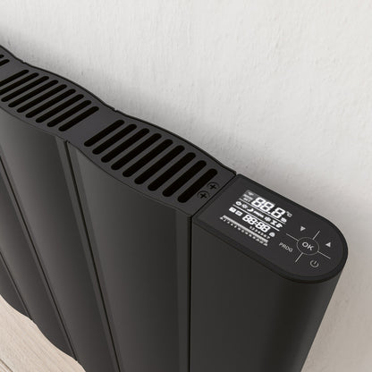 Eucotherm Kairo Electric Horizontal Flat Panel Electric Radiators with Smart Control (2 colours, 2 sizes) - Brand New Bathrooms