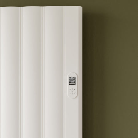 Eucotherm Kairo Electric Vertical Flat Panel Electric Radiators with Smart Control (2 colours, 2 sizes) - Brand New Bathrooms