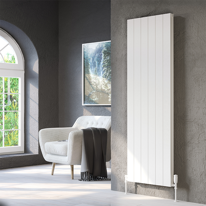 Brand New Bathrooms Kalsedon Aluminium Radiator (4 sizes, 2 styles, 3 colours)