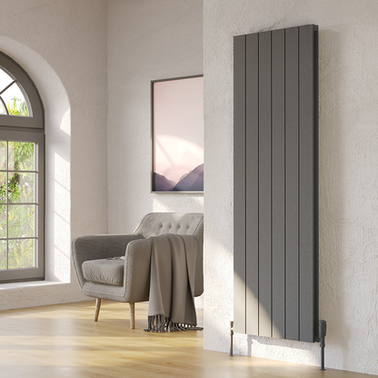 Brand New Bathrooms Kalsedon Aluminium Radiator (4 sizes, 2 styles, 3 colours)