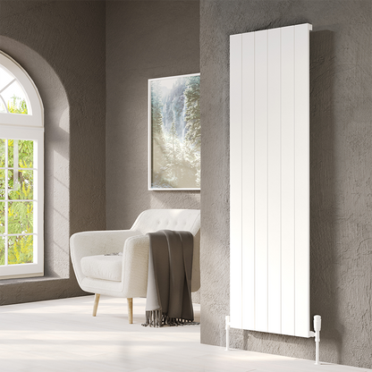 Brand New Bathrooms Kalsedon Aluminium Radiator (4 sizes, 2 styles, 3 colours)