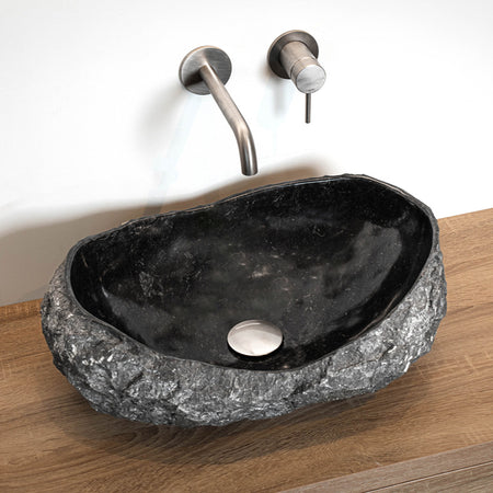 Loutro Lavabo Kev-B Stone Marble Basin (1 size, Anthracite) - Brand New Bathrooms